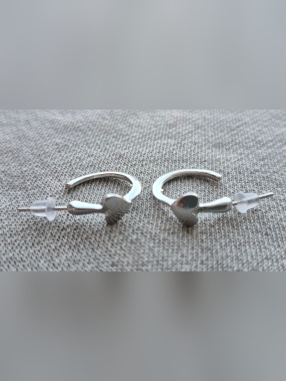 Heart Hoop Earrings